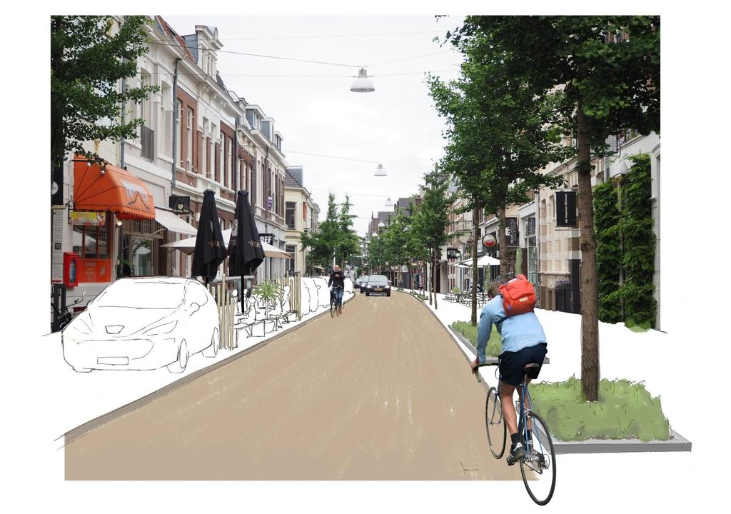 Van Welderenstraat fietsstraat,