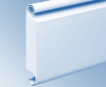 HR 116 A Profielgegevens Materiaal: 1,0 mm aluminium Profielhoogte 119 mm Opbouwmaten voor panelen en vullingen: