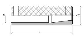 Spreidplug Messing Afmeting PBT specificatie (a) Mechanisch DIN