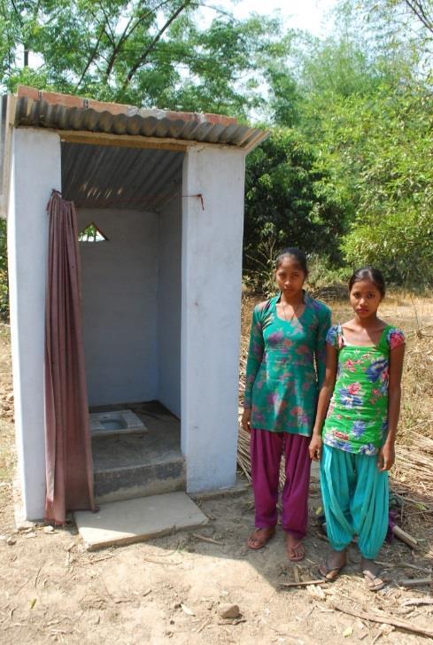 Actie in een extra gebied Vorig jaar werden beide interventiegebieden reeds vrij van OD (open defecatie) verklaard. Alle gezinnen hebben dus een toilet.