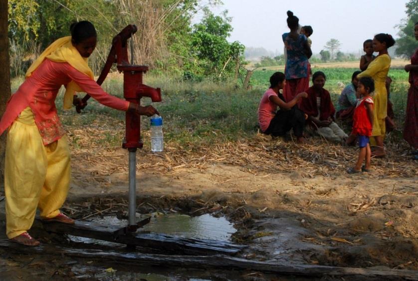 Verbeteren van watervoorzieningen In dit project is één van de belangrijke doelstellingen ook het verbeteren van watervoorzieningen.
