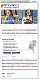 Accountancy studeren aan Nyenrode ook in Zwolle en Groningen Internationale Betrekkingen en Organisaties studeren aan de Universiteit Leiden?