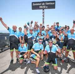 Equipe Mont Ventoux; een project van Koraal Op 20 juni 2012 beklommen negentien jongeren met een licht verstandelijke beperking en uiteenlopende gedragsproblemen op de racefiets de Mont Ventoux in
