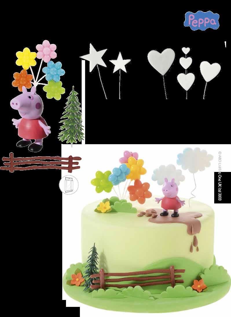 CAKE KITS MAGIC CAKE KITS Sterren op draad Code: ED 24667 CM: H3/4 100 pcs - Gumpaste 54,44-0,54 p.