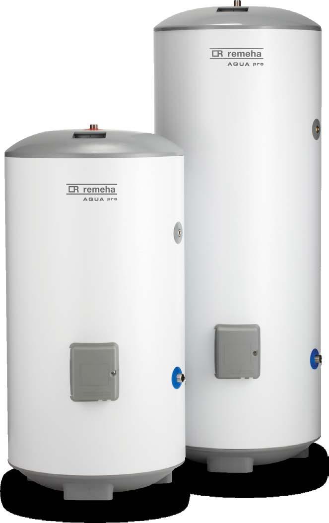 Remeha warmwaterboilers AQUA PLUS Voor elke comfort vraag een