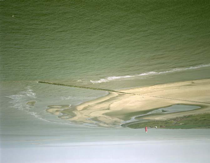 Figuur 7.4: De Eijerlandse Dam aan de noordkop van Texel.
