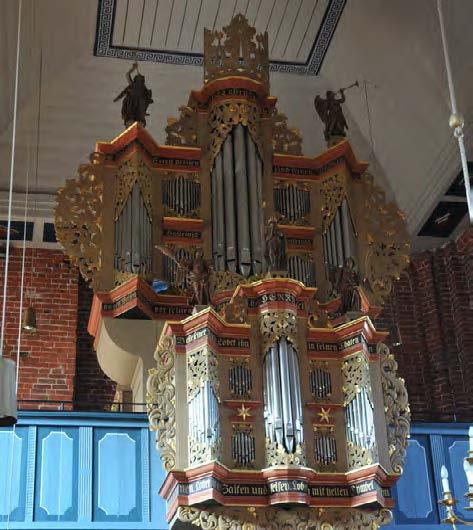 De bloeiende orgelcultuur in Ost Friesland Met een bestand van meer dan 300 historische orgels en orgelfronten uit zes eeuwen is de Eems-Dollard-Regio de rijkste orgellandstreek ter wereld.