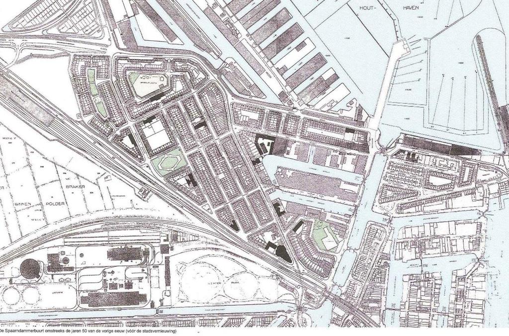 De stedenbouwkundige structuur van de 19de-eeuwse Ring is vaak bepaald door de verkaveling van het voorafgaande agrarische landschap, maar in de Spaarndammer- en Zeeheldenbuurt is er sprake van een