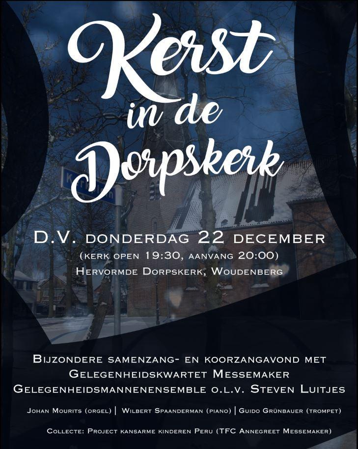 Volkskerstzang-2016! Traditiegetrouw wordt de Woudenbergse Volkskerstzang gehouden op kerstavond (nu zaterdag) 24 december. Zo ook in 2016.