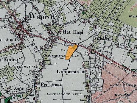 Historische kaart 1910 met
