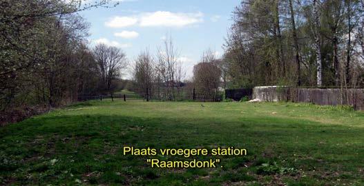 Deel 1 Raamsdonk>Raamsdonksveer Hier stond Station Raamsdonk, begin van het beoogde