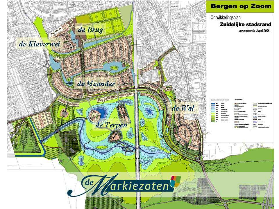 8 3. Beleidsbeschrijving Het plangebied van het 5e Uitwerkingsplan de Zonnetrap' wordt aan de noord- en zuidzijde begrensd door nieuw te bouwen appartementen, aan de oostzijde door de Vallei en aan