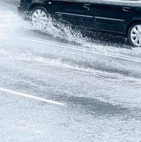 Regenwater transporteren Voor meer veiligheid en voor het behoud van wegen Overal