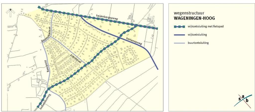 3.15 WAGENINGEN HOOG 48 De villawijk Wageningen Hoog ligt op enige afstand van het overige bebouwde gebied van Wageningen.