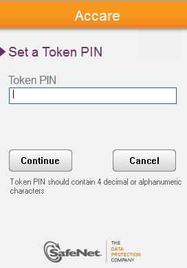 Deze pincode is het wachtwoord om de MobilePass app te starten. Deze pincode kunt u zelf verzinnen en kan bestaan uit 4 cijfers en/ of letters.