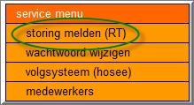 4 Hoe werkt RT? Een probleem melden 1. Ga naar de bicatwebsite (www.bicat.com) en log via Service in met uw persoonlijke inloggegevens.