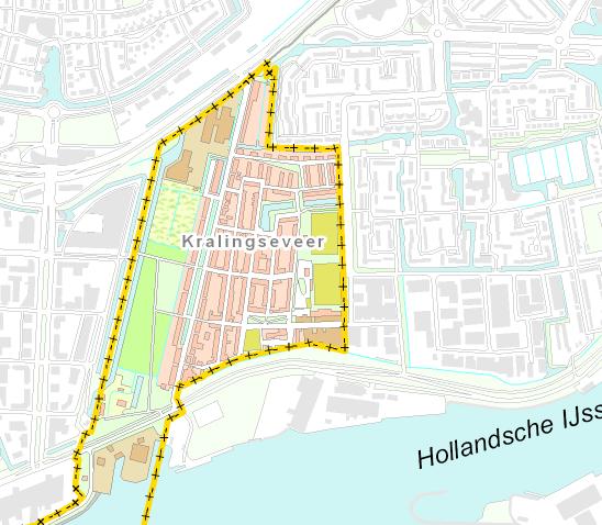 In het gemeenterapport Kralingse Veer Zettingen, grondwater en regenwater van de Gemeente Rotterdam uit augustus 2010 worden woningen gegeven die aan verzakkingen groter dan 15 mm/m onderhevig zijn