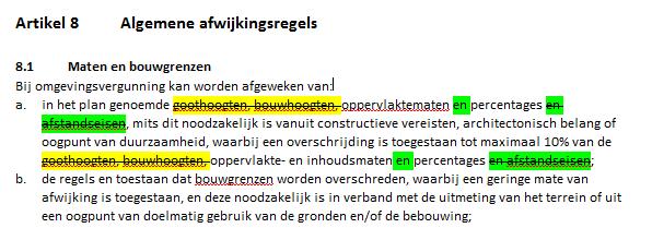 Nota van wijzigingen Behorende bij de gewijzigde vaststelling van het bestemmingsplan Park Beelland te Heesch Verbeelding - Het bouwvlak wordt aangepast zodat deze niet meer op de perceelsgrens ligt,