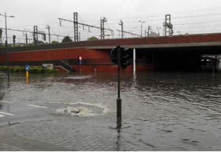Wateroverlast in Vlaanderen