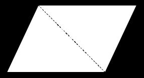 5. Teken de diagonalen en onderzoek de ligging en kenmerken ervan Hoe liggen de diagonalen? 0 loodrecht 0 niet loodrecht 0 = even lang 0 of niet even lang? + snijden elkaar middendoor of niet?