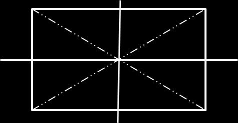 = De zijden zijn twee aan twee evenwijdig. // De vier hoeken zijn loodrecht. 2. De diagonaal, de middellijn en de spiegelas 3. Wat is een rechthoek? 4.