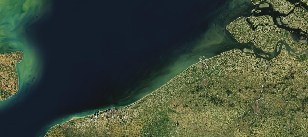 16 4. Van kustlijn naar kustlandschap 17 91 Eindrapport - DEEL 2 De impact van de klimaatverandering beperkt zich bovendien niet tot een bedreiging van de harde, bebouwde kustlijn vanuit de zee.