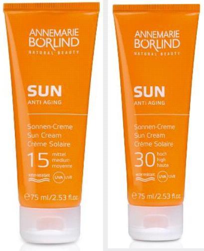 Sun Cream 15/30 Zachte anti-aging zonnecrème met SPF 15. Het celwand extract van de kombu alg bevat een bijzonder lipide die de huid beschermt tegen beschadiging door UV stralen.