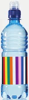 0,86 0,78 0,69 0,67 0,64 39,00 0,61 39,00 0,59 0,57 0,56 0,54 Uitvoering : 500 ml PET flesje met een platte kunststof schroefdop  flesje