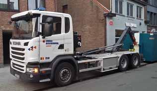 (provincie Antwerpen) een 8000 liter tankwagen op Scania G410 als eerste 4x4 conform de landelijke aanbesteding voor tankwagens.
