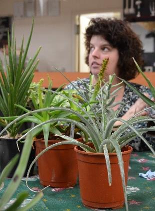 Daarna was er weer een pauze met een gratis verloting van planten, meegebracht door Anjo Keizer.