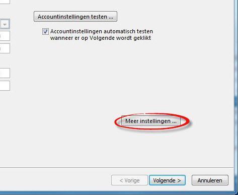 Hier vult u het nieuwe wachtwoord in dat u op de migratiewebsite (mailinfo.macrocom.de) heeft gekregen.