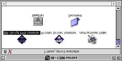 HOOFDSTUK 7 AFDRKKEN VANAF MACINTOSH Macintosh configureren Uw Brother-afdrukserver is compatibel met Apple LaserWriter 8-drivers (oudere versies van de LaserWriter-drivers kunnen op grotere