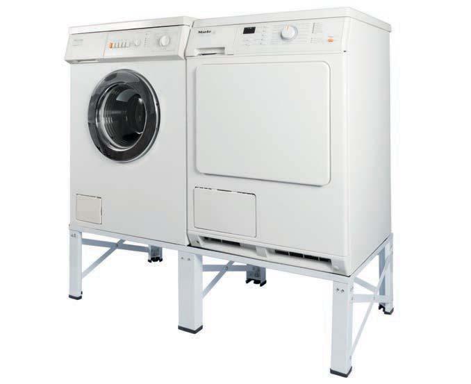 00 Wasmachine/droger verhoger, extra hoog 143,51 Wasmachine verhogers - duo Op een comfortabele hoogte de was in en uit uw wasmachine en droger laden.