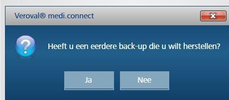 Uw account aanmaken: kies nee als