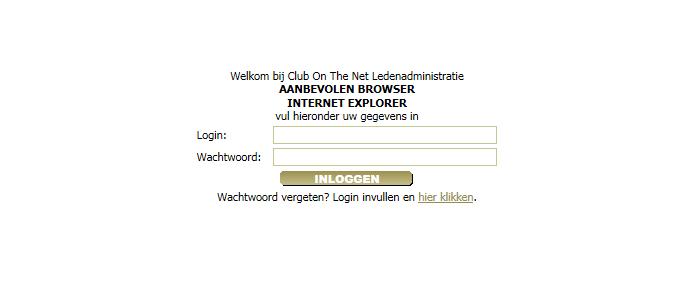 Log in met je inloggegevens op: www.