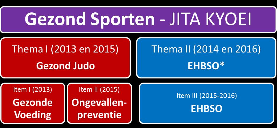 Omschrijving, effectmeting en evaluatie van de in het beleidsplan 2013-2016/ jaarlijks actieplan 2016 geformuleerde doelstellingen: Uitleg project Gezond Sporten Jita Kyoei Het project gezond sporten