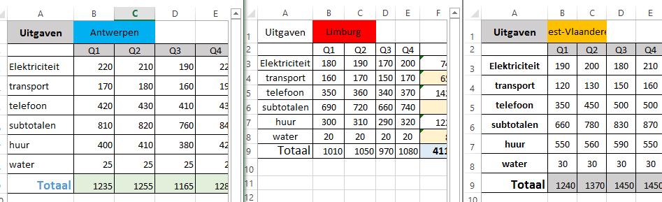 Meerdere tabellen in 1 keer wijzigen U kan verschillende tabellen in 1 keer wijzigen in plaats van tabel per tabel.