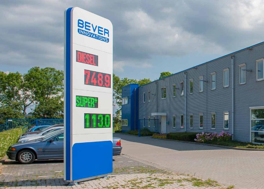 Lokaal gemaakt, internationaal actief Als producent van intelligente outdoor LED oplossingen met de focus op de petrol-retailindustrie, is Bever Innovations marktleider op het gebied van LED