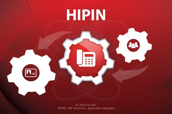 HIPIN Desktop Integratie Applicatie Integratie met HIP