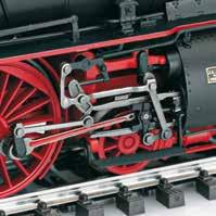 Voorbeeld: Stoomlocomotief voor de sneltrein van het Beierse type S 2/6 in zwart/rode kleurstelling als serie 15 van de Deutsche Reichsbahn- Gesellschaft (DRG).