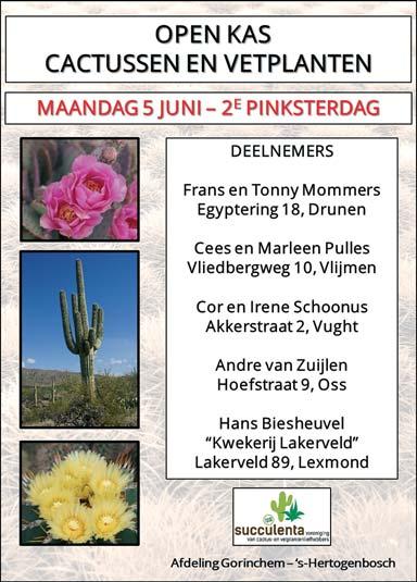 Evenementenkalender 3 juni Open Dag bij Handelskwekerij Ubink BV van 09.00 tot 16.00 uur op zaterdag 3 juni. Adres: Mijnsherenweg 20, 1433AS Kudelstaart, nabij veiling Aalsmeer.