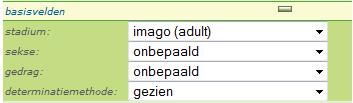 Basisvelden invullen Om meer informatie over de waarneming te geven, kunt u de basisvelden invullen. Deze velden zijn ingevuld met standaardwaarden die u kunt wijzigen.