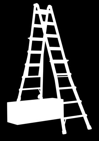 Ladderbankje Little Giant / Black Pro - Telescopische aluminium vouwladder -