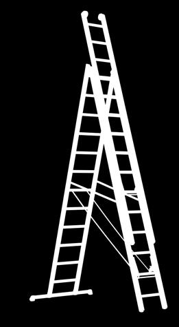 Kun je de ladder makkelijk vastpakken dan is de hoek in orde. Kijk meteen ook even of de sporten van de ladder echt horizontaal staan.
