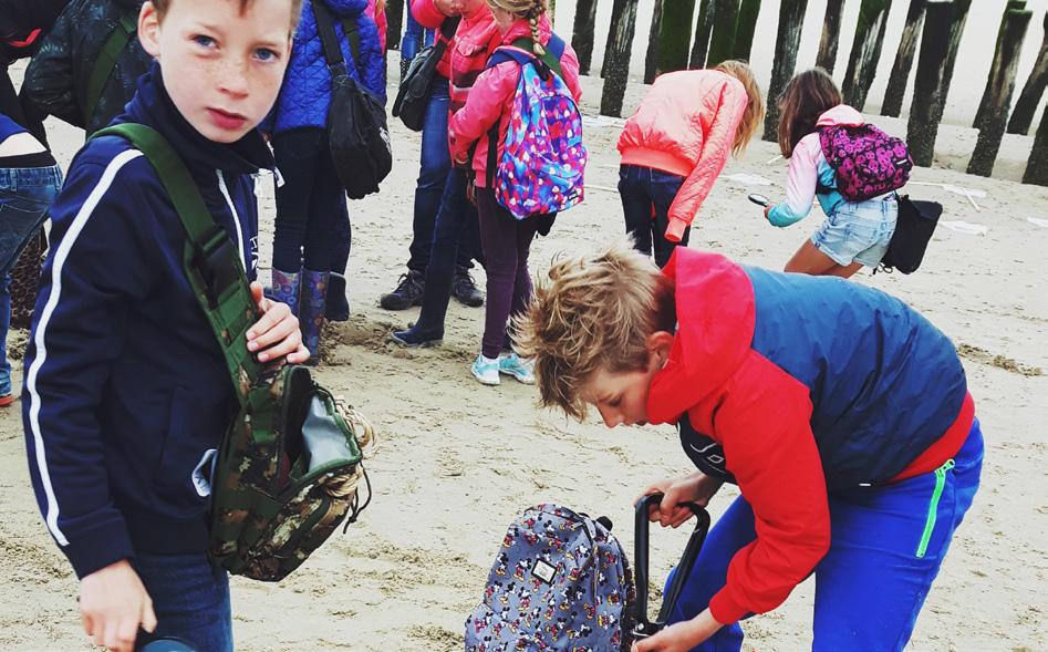 groep 5 t/m 8 gids & leerkracht en/of ouders maximaal 30 leerlingen 2 uur het strand gehele jaar, afhankelijk van het getij (eb) 35,- voor de begeleide activiteit; als u buitenom de