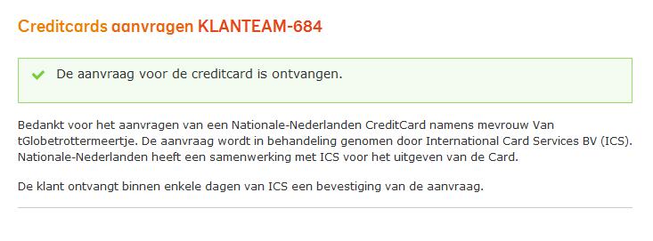 Onderstaand de e-mail die u van ons ontvangt als de aanvraag in goede orde is ontvangen.