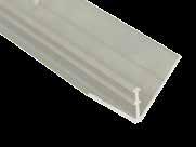 (en medium) afgeronde hoeken in aluminium (of PVC) geclipst worden Beschikbaar in lengtes van 3 of 4 meter Geleverd met voorgeboorde gaten (Ø5 mm) A B CODE A x B (mm) Lengte Doos PCM-002 40 x 40 4 m