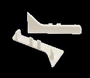 Plinten & toebehoren PVC BINNENHOEKEN IN PVC VOOR ENKEL- EN DUBBELWANDIGE PVC-PLINTEN - RAL9005 (zwart) Snelle en eenvoudige plaatsing (2 delen: