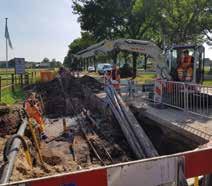 Op dit moment zijn we bezig met de voorbereidende werkzaamheden, het verleggen van tientallen kilometers aan kabels en leidingen.