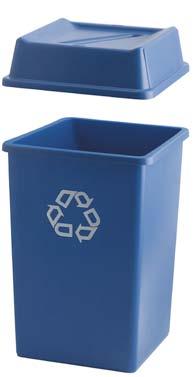 cm Afvalzakken: 00 0 000 Extra s: Deksel papierrecycling, Untouchable deksel, 0 blauw VB 00 grijs VB 00 0 Profile afvalbak,